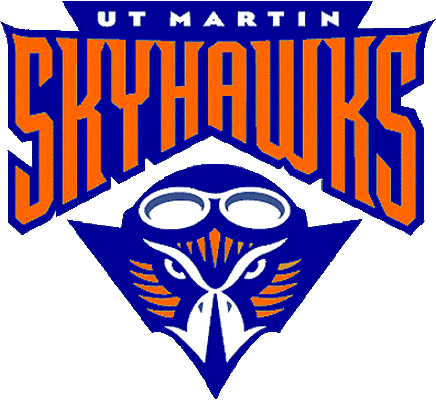 Tennessee-Martin Skyhawks 2003-2008 Primary Logo vinyl decal